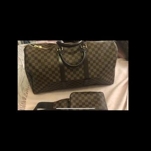 LV Damier Keepall duffle size 55